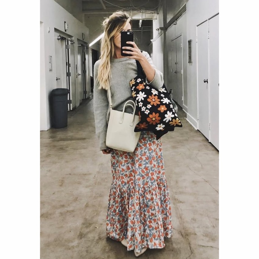 Mansur Gavriel Ivory Pebble Tote - Picture 4 of 8